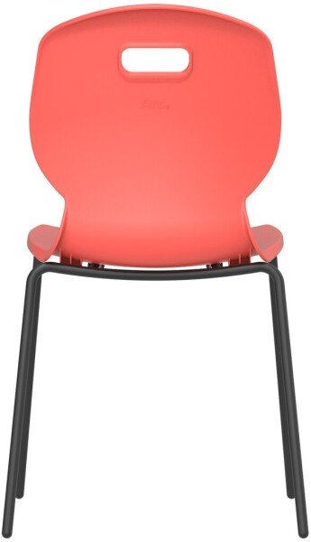 Arc 4 Leg Chair - 460mm Seat Height - Coral