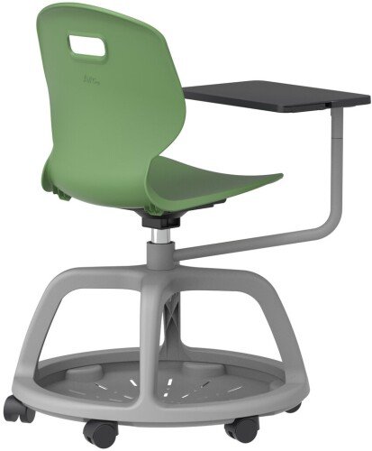 Arc Community Swivel Chair with Arm Tablet - 470mm Seat Height