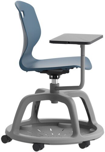 Arc Community Swivel Chair with Arm Tablet - 470mm Seat Height