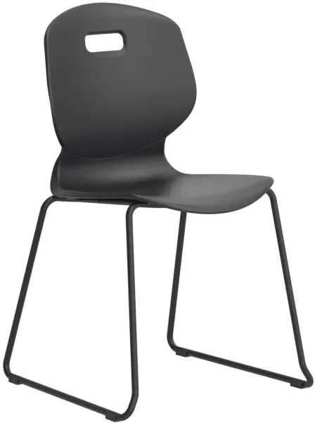 Arc Skid Chair - 430mm Seat Height - Anthracite