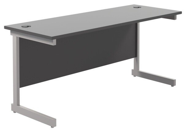 TC Single Upright Rectangular Desk - (w) 1800mm x (d) 600mm