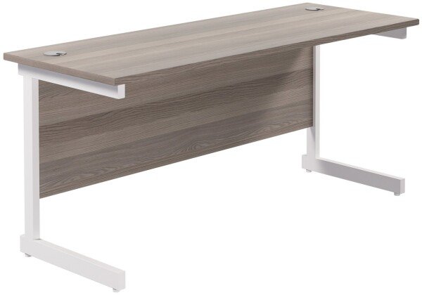 TC Single Upright Rectangular Desk - (w) 1600mm x (d) 600mm