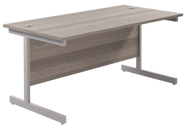 TC Single Upright Rectangular Desk - (w) 1600mm x (d) 800mm