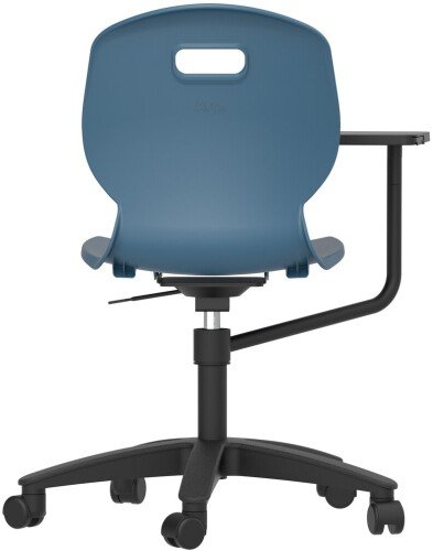 Arc Swivel Tilt with Arm Tablet Chair